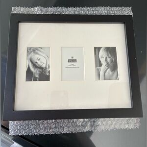 Burnes of Boston Classic Black Triple Photo Frame